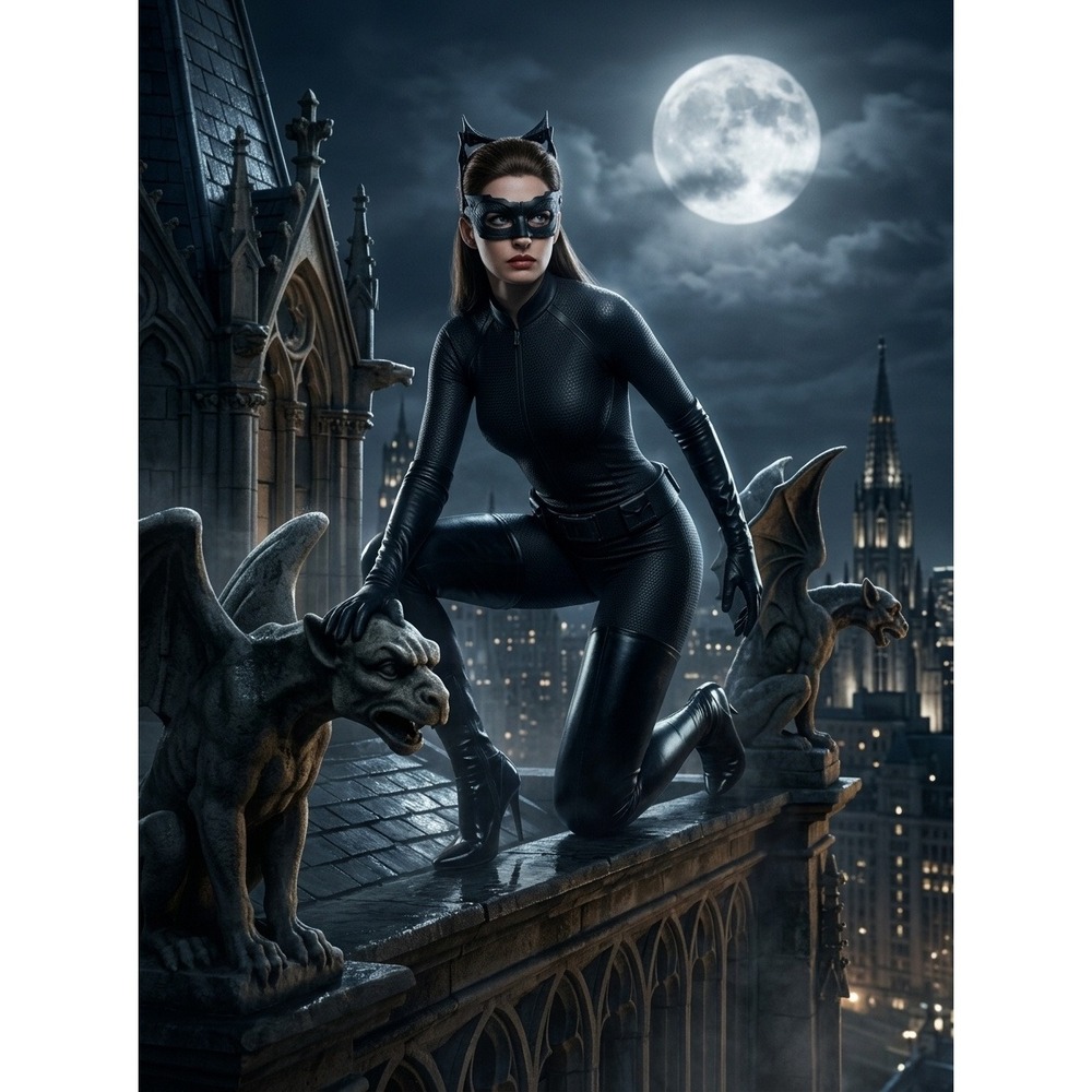 Secret Wishes Catwoman Costume The Dark Knight Trilogy Rubies Large Black 5pc
